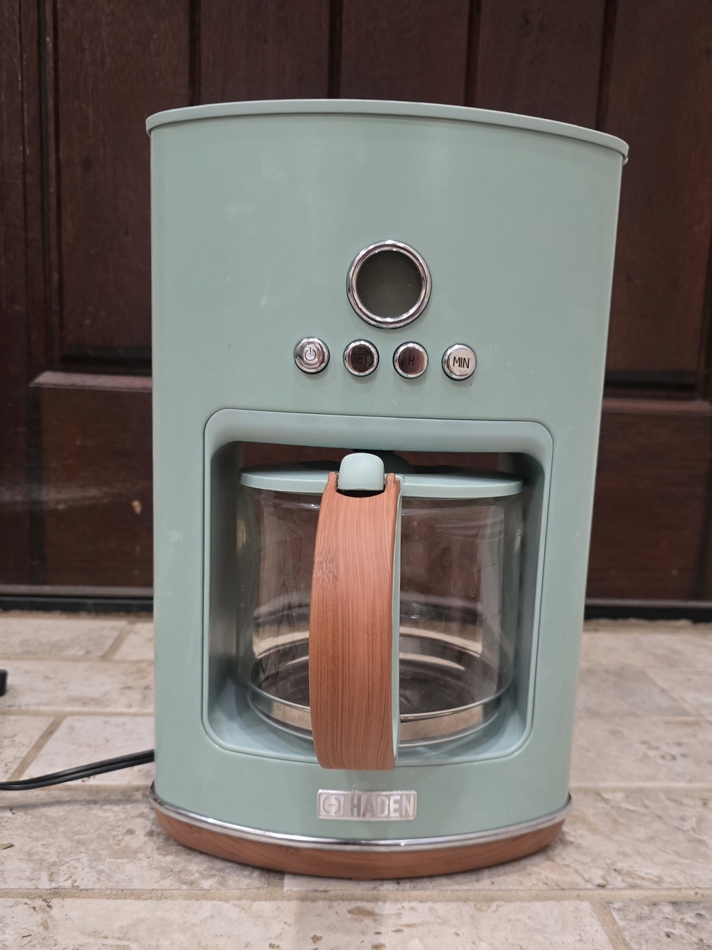 Haden Dorchester Ultra Silt Sage Compact 10 Cup Programmable Drip Coffee Maker